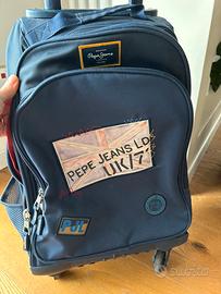 Zaino scuola con rotelle Pepe Jeans