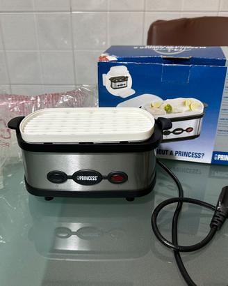 Vaporiera e bolliuova 2 in 1