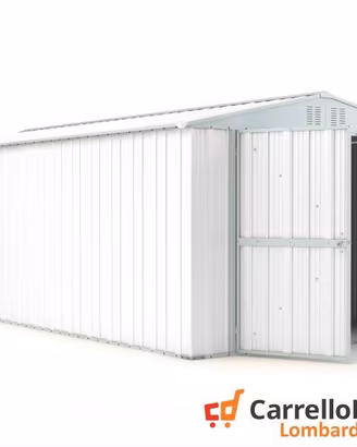 Box garage auto in Acciaio 327x611cm 19mq bianco