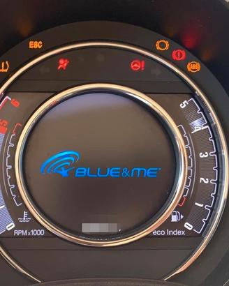 Quadro digitale fiat 500 blu&me