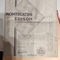Azioni Montedison 1967