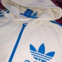 ADIDAS Felpa Smanicata con Cappuccio