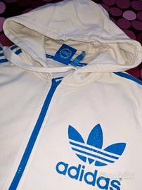 ADIDAS Felpa Smanicata con Cappuccio