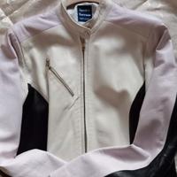 Giacca di pelle stile biker Sandro Ferrone