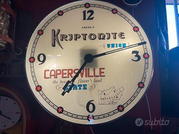 Orologio luminoso vintage Kriptonite edizione sp