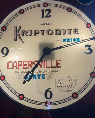 Orologio luminoso vintage Kriptonite edizione sp