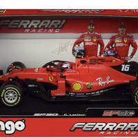 Modellino Ferrari SF90 1:18 Leclerc Burago 2019