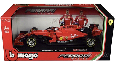 Modellino Ferrari SF90 1:18 Leclerc Burago 2019