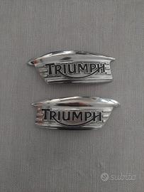 due fregi serbatoio triumph bonneville scrambler 