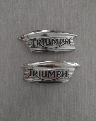 due fregi serbatoio triumph bonneville scrambler 