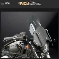 Cupolino Harley Mcj in pelle