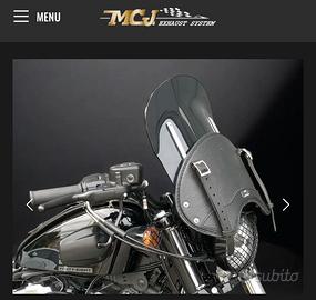 Cupolino Harley Mcj in pelle