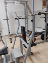 Panca spalle + bilanciere