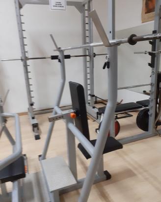 Panca spalle + bilanciere