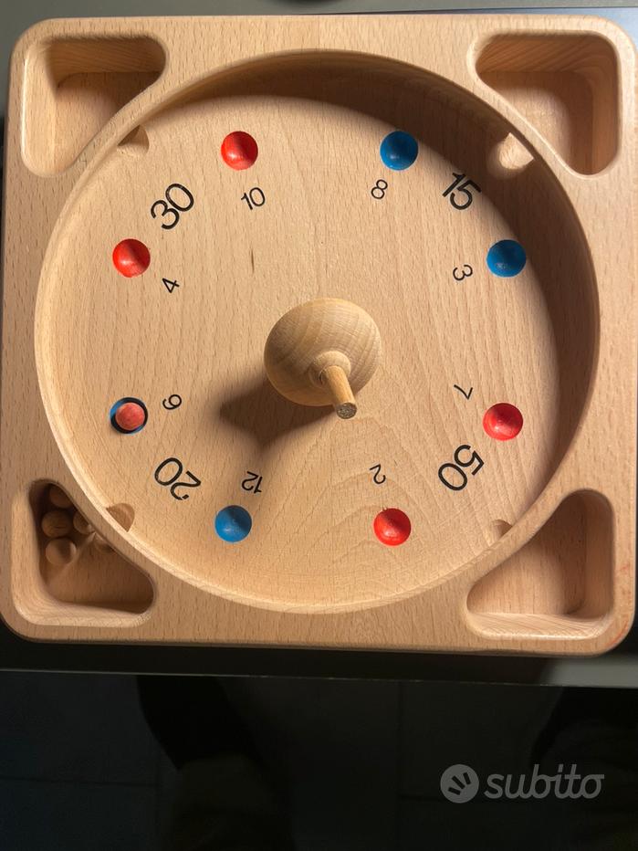 Trottola Tirolese In Legno. Box - Teorema - Lettere e cubi