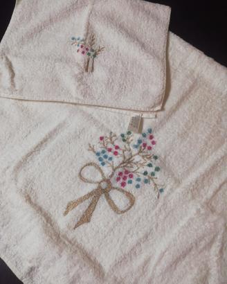 set asciugamani da bagno viso e ospite