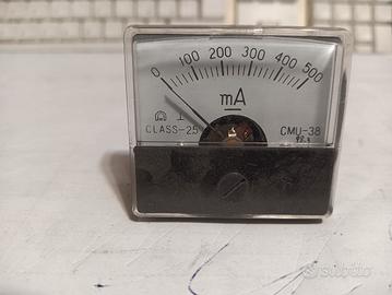 Amperometro da pannello 