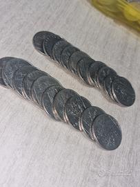 20 monete da 100 lire