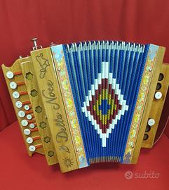 Organetto Della Noce 2 bassi CALABRISELLO re.Nuovo