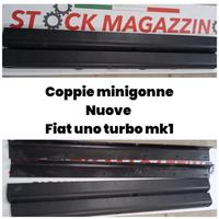 Coppia minigonne Fiat uno turbo mk1 nuove