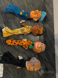 Lotto 4 Burattini Vintage - Anni '60/'70