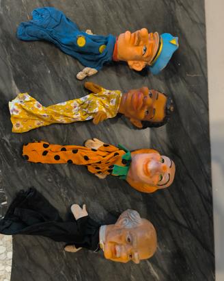 Lotto 4 Burattini Vintage - Anni '60/'70