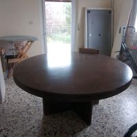 TAVOLO ROTONDO IN LEGNO ANCHE ALLUNGABILE