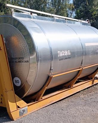 Cisterna scarrabile per trasporto acqua