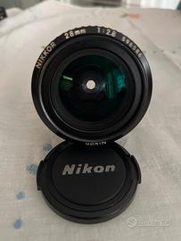Nikon Nikkor obiettivo grandangolo 28 mm, f 2.8