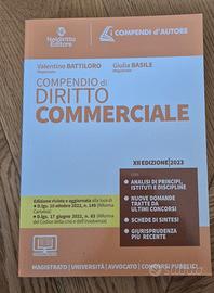 Compendio di diritto commerciale, 2023