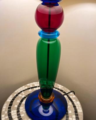 Lampada da tavolo Murano originale multicolore