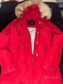 Giubbotto woolrich rosso donna