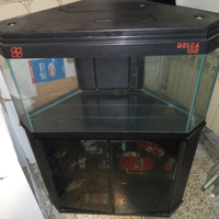 Acquario con accessori e mobile