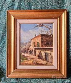 Dipinto "Paesaggio" di Alfieri – Olio su tela