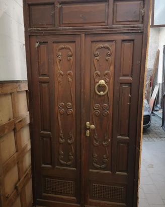 portoncino in legno