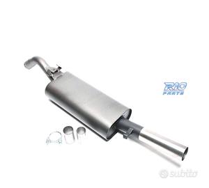 SILENZIATORE DI SCARICO PER VOLKSWAGEN VW GOLF II 