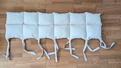 cuscino testiera letto