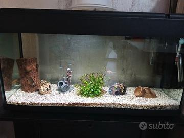 Acquario 90 litri con mobiletto
