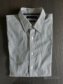 Camicia a righe blu Tommy Hilfiger tg M