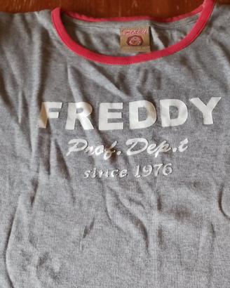 T‑shirt FREDDY grigia