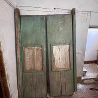 Portone antico in legno massello ’800 – 2,20×1,2