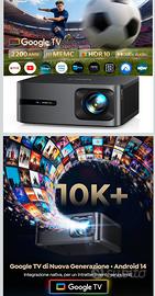 Proiettore 4K Smart TV 2+32GB