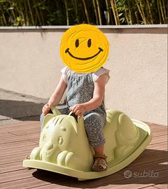 Dondolo Smoby gatto verde