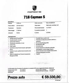 Porsche 982 Cayman 718 S