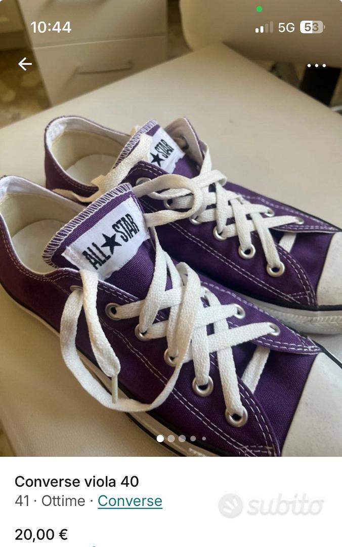 Scarpe converse 41 viola Abbigliamento e Accessori In vendita a Bari