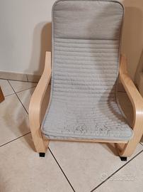 sedia poang Ikea per bambini 