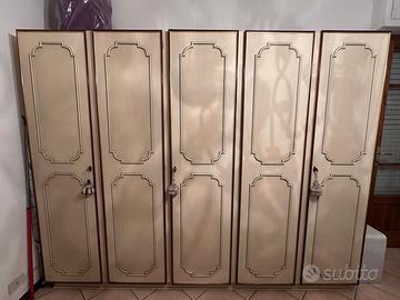ARMADIO ANNI 70 LEGNO MASSELLO