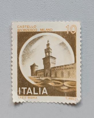 Francobollo 10 lire da collezione 