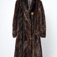 Pelliccia vintage in vero visone – lavorazione a