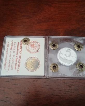 Moneta 5 Lire 1996